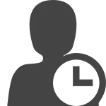 User Clock SVG Icon